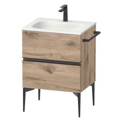 Duravit Sivida Waschtischunterbau bodenstehend 477x610x592mm B, Eiche Marmorie... DURAVIT-SV46500BD550000 4067116394535 (Abb. 1)