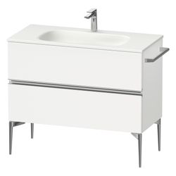 Duravit Sivida Waschtischunterbau bodenstehend 477x1010x592mm, Mattweiß, Griff... DURAVIT-SV4652010180000 4067116395297 (Abb. 1)