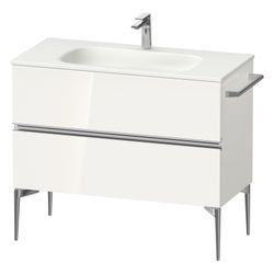 Duravit Sivida Waschtischunterbau bodenstehend 477x1010x592mm, Weiß Hochglanz,... DURAVIT-SV4652010220000 4067116395563 (Abb. 1)