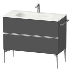 Duravit Sivida Waschtischunterbau bodenstehend 477x1010x592mm, Graphit Matt, G... DURAVIT-SV4652010490000 4067116395273 (Abb. 1)