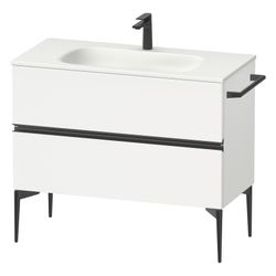 Duravit Sivida Waschtischunterbau bodenstehend 477x1010x592mm B, Mattweiß, Gri... DURAVIT-SV46520BD180000 4067116395259 (Abb. 1)