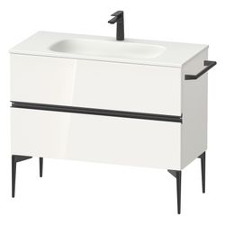 Duravit Sivida Waschtischunterbau bodenstehend 477x1010x592mm, B, Weiß Hochgla... DURAVIT-SV46520BD220000 4067116395365 (Abb. 1)