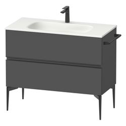 Duravit Sivida Waschtischunterbau bodenstehend 477x1010x592mm, B, Graphit Matt... DURAVIT-SV46520BD490000 4067116395327 (Abb. 1)
