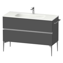 Duravit Sivida Waschtischunterbau bodenstehend 477x1210x592mm, Graphit Matt, G... DURAVIT-SV4653010490000 4067116395310 (Abb. 1)
