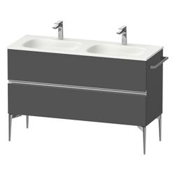 Duravit Sivida Waschtischunterbau bodenstehend 477x1280x592mm, Graphit Matt, G... DURAVIT-SV4654010490000 4067116396485 (Abb. 1)