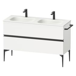 Duravit Sivida Waschtischunterbau bodenstehend 477x1280x592mm B, Mattweiß, Gri... DURAVIT-SV46540BD180000 4067116396393 (Abb. 1)