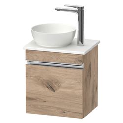 Duravit Sivida Konsolen-WTU wandh. 325x400x440mm R, ohne KSP Chrom/Eiche Marm.... DURAVIT-SV4656R10550000 4067116396911 (Abb. 1)