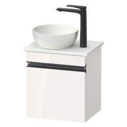 Duravit Sivida Konsolenwaschtischunterbau wh 325x400x440mm L, ohne KSP Diamant... DURAVIT-SV4656LBD220000 4067116397598 (Abb. 1)