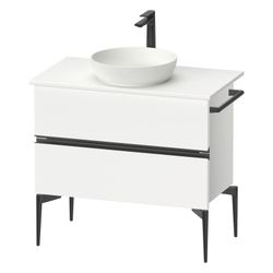 Duravit Sivida Konsolenwaschtischunterbau bodenstehend 475x845x548mm B, ohne K... DURAVIT-SV46580BD180000 4067116398748 (Abb. 1)