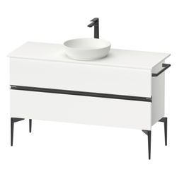 Duravit Sivida Konsolenwaschtischunterbau bodenstehend 475x1245x548mm B, ohne ... DURAVIT-SV46600BD180000 4067116401660 (Abb. 1)