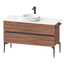 Duravit Sivida Konsolenwaschtischunterbau bodenstehend 475x1245x548mm B, ohne ... DURAVIT-SV46600BD790000 4067116401462 (Abb. 1)