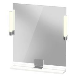 Duravit Sivida Spiegel Wandmontage 36x650x650mm Mattweiß LED 9W Betätigung Sen... DURAVIT-SV7421010180000 4067116403213 (Abb. 1)