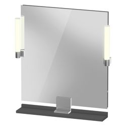 Duravit Sivida Spiegel Wandmontage 36x650x650mm Graphit Matt LED 9W Betätigung... DURAVIT-SV7421010490000 4067116403688 (Abb. 1)