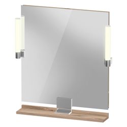 Duravit Sivida Spiegel Wandmontage 36x650x650mm Eiche Marmoriert LED 9W Betäti... DURAVIT-SV7421010550000 4067116403572 (Abb. 1)