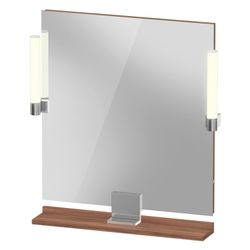 Duravit Sivida Spiegel Wandmontage 36x650x650mm Nussb. Matt LED 9W Betätigung ... DURAVIT-SV7421010790000 4067116403626 (Abb. 1)