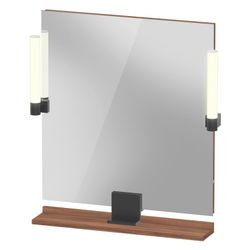 Duravit Sivida Spiegel Wandmontage 36x650x650mm B Nussb. Matt LED 9W Betätigun... DURAVIT-SV74210BD790000 4067116403404 (Abb. 1)
