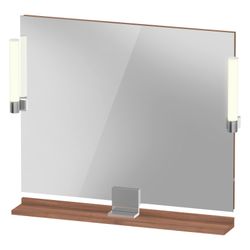 Duravit Sivida Spiegel Wandmontage 36x850x650mm Nussb. Matt LED 9W Betätigung ... DURAVIT-SV7422010790000 4067116406023 (Abb. 1)