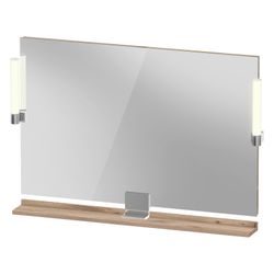 Duravit Sivida Spiegel Wandmontage 36x1050x650mm Eiche Marmoriert LED 9W Betät... DURAVIT-SV7423010550000 4067116406436 (Abb. 1)
