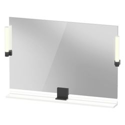 Duravit Sivida Spiegel Wandmontage 36x1050x650mm B Mattweiß LED 9W Betätigung ... DURAVIT-SV74230BD180000 4067116406375 (Abb. 1)