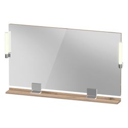 Duravit Sivida Spiegel Wandmontage 36x1250x650mm Eiche Marmoriert LED 9W Betät... DURAVIT-SV7424010550000 4067116407778 (Abb. 1)