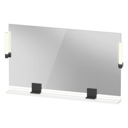 Duravit Sivida Spiegel Wandmontage 36x1250x650mm B Weiß Hochglanz LED 9W Betät... DURAVIT-SV74240BD220000 4067116409222 (Abb. 1)