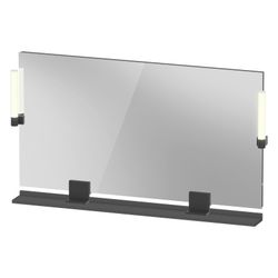 Duravit Sivida Spiegel Wandmontage 36x1250x650mm B Graphit Matt LED 9W Betätig... DURAVIT-SV74240BD490000 4067116409123 (Abb. 1)