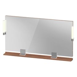 Duravit Sivida Spiegel Wandmontage 36x1330x650mm Nussb. Matt LED 9W Betätigung... DURAVIT-SV7425010790000 4067116410938 (Abb. 1)