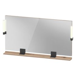 Duravit Sivida Spiegel Wandmontage 36x1330x650mm B Eiche Marmoriert LED 9W Bet... DURAVIT-SV74250BD550000 4067116410570 (Abb. 1)