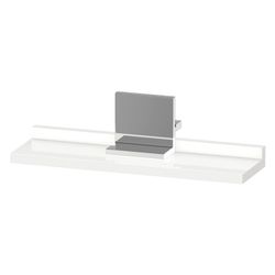 Duravit Sivida Spiegel-Ablage 400x115x35mm Chrom/Weiß Hochglanz ohne Konsolent... DURAVIT-SV7430010220000 4067116411256 (Abb. 1)
