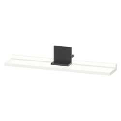Duravit Sivida Spiegel-Ablage 600x115x35mm Diamantschwarz/Mattweiß ohne Konsol... DURAVIT-SV74310BD180000 4067116412116 (Abb. 1)