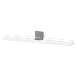 Duravit Sivida Spiegel-Ablage 800x115x35mm Chrom/Weiß Hochglanz ohne Konsolent... DURAVIT-SV7432010220000 4067116412352 (Abb. 1)