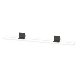 Duravit Sivida Spiegel-Ablage 1200x115x35mm Diamantschwarz/Mattweiß ohne Konso... DURAVIT-SV74340BD180000 4067116413670 (Abb. 1)