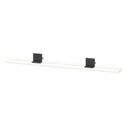 Duravit Sivida Spiegel-Ablage 1280x115x35mm Diamantschwarz/Mattweiß ohne Konso... DURAVIT-SV74350BD180000 4067116414158 (Abb. 1)