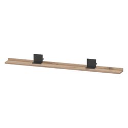 Duravit Sivida Spiegel-Ablage 1280x115x35mm Diamantschwarz/Eiche Marmoriert Ma... DURAVIT-SV74350BD550000 4067116413939 (Abb. 1)