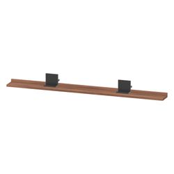 Duravit Sivida Spiegel-Ablage 1280x115x35mm Diamantschwarz/Nussb. Matt ohne Ko... DURAVIT-SV74350BD790000 4067116413854 (Abb. 1)