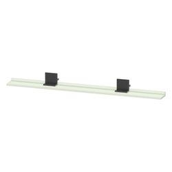 Duravit Sivida Spiegel-Ablage 1280x115x35mm Diamantschwarz/Blassgrün Matt ohne... DURAVIT-SV74350BDHH0000 4067116413779 (Abb. 1)