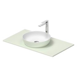 Duravit Sivida Aufsatzbecken mit Konsole 500x880x123mm Rund 1 Becken 1 Waschplatz B... DURAVIT-268013FH00 4067116431643 (Abb. 1)