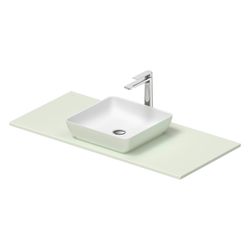 Duravit Sivida Aufsatzbecken mit Konsole 500x1080x123mm Eckig 1 Becken 1 Waschplatz... DURAVIT-268019FH00 4067116431704 (Abb. 1)
