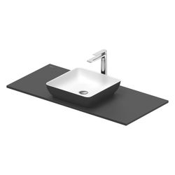 Duravit Sivida Aufsatzbecken mit Konsole 500x1080x123mm Eckig 1 Becken 1 Waschplatz... DURAVIT-268019FI00 4067116431865 (Abb. 1)