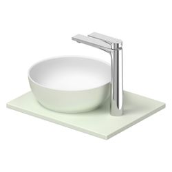 Duravit Sivida Aufsatzbecken mit Konsole 330x410x123mm Rund 1 Becken 1 Waschplatz B... DURAVIT-268022FH00 4067116431902 (Abb. 1)