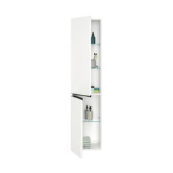 Duravit Sivida Hochschrank, Dekor 374x400x1770mm Mattweiß, 2 Türen L, Grifflei... DURAVIT-SV1370LBD180000 4067116400045 (Abb. 1)