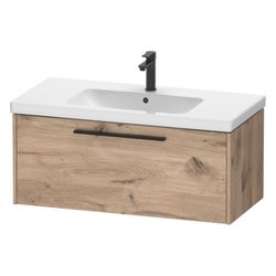 Duravit D-Code Waschtischunterbau wandhäng. 460x984x400mm Eiche Mar. Matt, 1 A... DURAVIT-DC46680BD550000 4067116373912 (Abb. 1)
