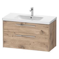 Duravit D-Code Waschtischunterbau wandhäng. 460x984x555mm Eiche Mar. Matt, 1 A... DURAVIT-DC4673010550000 4067116372090 (Abb. 1)