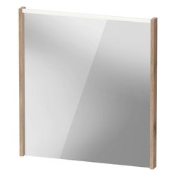 Duravit D-Code Spiegel Wandmontage 50x650x700mm Eiche Marmoriert LED oben 5W B... DURAVIT-DC7076055550000 4067116376296 (Abb. 1)