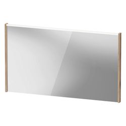 Duravit D-Code Spiegel Wandmontage 50x1200x700mm Eiche Marmoriert LED oben 9W ... DURAVIT-DC7079055550000 4067116367614 (Abb. 1)