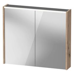 Duravit D-Code Spiegelschrank Wandmontage 148x800x700mm, Eiche Marmoriert, 2 T... DURAVIT-DC7106055550000 4067116376678 (Abb. 1)
