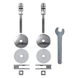 Duravit Scharnier-Set für WC-Sitz mit/ohne Absenkautomatik, Kunststoff, 0061581000... DURAVIT-0061581000 4021534594434 (Abb. 1)