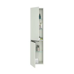 Duravit Sivida Hochschrank Dekor 374x400x1770mm Blassgrün Matt, 2 Tür L, Griff... DURAVIT-SV1370LBDHH0000 4067116399608 (Abb. 1)