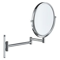 Duravit D-Code Kosmetikspiegel 330x203x310mm, Chrom, Optische Vergrößerung 3-fach, ... DURAVIT-0099121000 4021534389276 (Abb. 1)