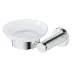 Duravit D-Code Seifenschale 120x137x53mm, Chrom/Mattweiß, Messing/Milchglas, Schrau... DURAVIT-0099171000 4021534636141 (Abb. 1)